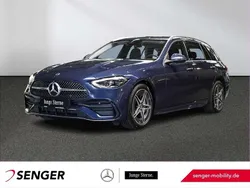 Blau Gebraucht 2024 Mercedes C300 AMG Kombi | 46.230 € (Fairer Preis)