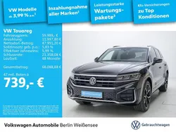 0e grenadillschwarz metallic Gebraucht 2023 VW Touareg R-line SUV | 59.989 € (Superpreis)