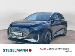 Mythosschwarz metallic Gebraucht 2022 Audi e-tron S-Line SUV | 29.810 € (Superpreis)