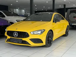 Gelb Gebraucht 2021 Mercedes CLA200 AMG line Limousine | 29.990 € (Teuer)