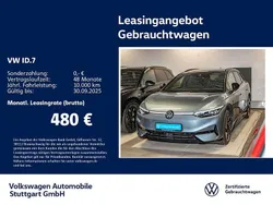 Stonewashed blue metallic/schw Gebraucht 2024 VW ID.7 Pro Limousine | 47.430 € (Fairer Preis)