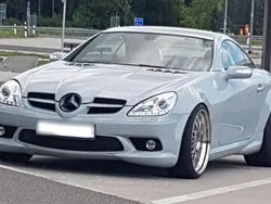 Grau Gebraucht 2005 Mercedes SLK350 AMG Cabrio | 16.000 € (Etwas zu teuer)