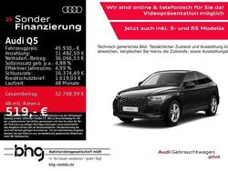 Mythosschwarz metallic Gebraucht 2023 Audi Q5 Sportback S-Line SUV | 45.930 € (Fairer Preis)