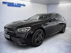 Obsidianschwarz metallic (metallic) Gebraucht 2021 Mercedes E300 AMG line Kombi | 35.980 € (Fairer Preis)