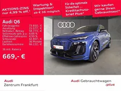 Blau Gebraucht 2024 Audi Q6 e-tron Sport SUV | 73.850 € (Etwas zu teuer)