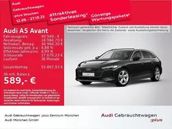 Mythosschwarz metallic Gebraucht 2025 Audi A5 Ambiente Coupé | 49.949 € (Superpreis)