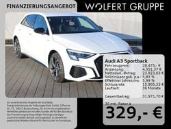 Ibisweiß Gebraucht 2022 Audi A3 S-Line Limousine | 28.475 € (Guter Preis)