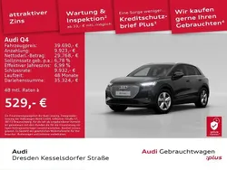 Mythosschwarz metallic Gebraucht 2023 Audi Q4 e-tron Advanced SUV | 39.690 € (Teuer)