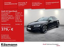 Mythosschwarz metallic Gebraucht 2018 Audi A3 S-Line Limousine | 21.950 € (Fairer Preis)
