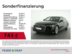 Brillantschwarz Gebraucht 2023 Audi A8 Ambiente Limousine | 65.445 €