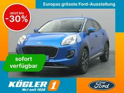 Dynamic blau Gebraucht 2021 Ford Puma Titanium Limousine | 20.970 € (Guter Preis)