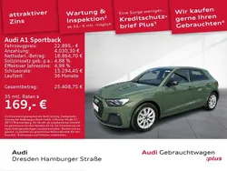 Distriktgrün metallic Gebraucht 2024 Audi A1 Sportback Advanced Plus Kleinwagen | 22.895 € (Fairer Preis)