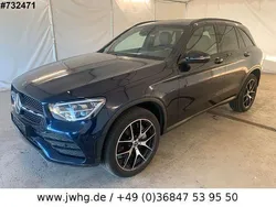 Blue metallic Gebraucht 2021 Mercedes GLC300e AMG line SUV | 35.950 € (Etwas zu teuer)