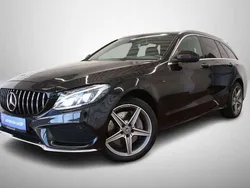 Obsidianschwarz Gebraucht 2017 Mercedes C400 AMG line Kombi | 25.990 € (Fairer Preis)
