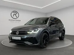 Platinum grey metallic Gebraucht 2022 VW Tiguan Allspace R-line SUV | 37.689 € (Etwas zu teuer)