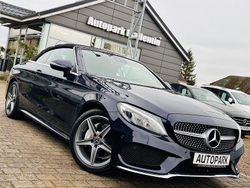 Blau Gebraucht 2017 Mercedes C200 AMG Cabrio | 23.885 € (Fairer Preis)