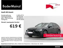 Mythosschwarz metallic Gebraucht 2024 Audi A6 S-Line Kombi | 59.730 €
