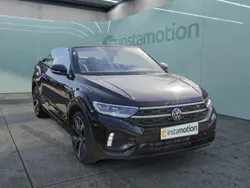 Schwarz Gebraucht 2024 VW T-Roc Cabriolet R-line Cabrio | 42.570 € (Teuer)