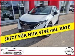 Pearl white/dach black Gebraucht 2023 Nissan Ariya Advance SUV | 44.790 € (Teuer)