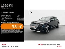 Mythosschwarz metallic Gebraucht 2024 Audi Q4 e-tron Advanced SUV | 42.490 €