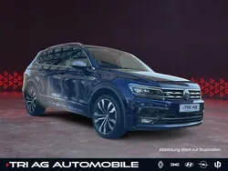 Atlantik blue metallic (metallic) Gebraucht 2021 VW Tiguan Allspace Highline SUV | 34.490 € (Guter Preis)