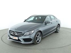 Grau Gebraucht 2018 Mercedes C400 AMG line Limousine | 34.880 € (Fairer Preis)