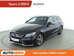 Schwarz Gebraucht 2017 Mercedes C300 AMG line Kombi | 23.790 € (Fairer Preis)