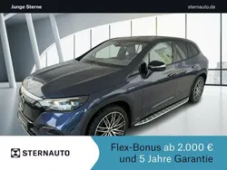 Lack sodalithblau Gebraucht 2023 Mercedes EQE350 AMG line SUV | 61.880 € (Superpreis)