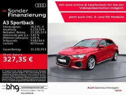 Rot Gebraucht 2022 Audi A3 Sportback e-tron S-Line Limousine | 28.230 € (Fairer Preis)