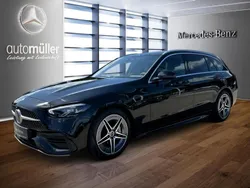 Unilack schwarz Gebraucht 2024 Mercedes C220 AMG Limousine | 43.980 € (Fairer Preis)