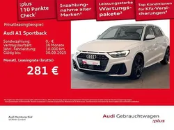 Weiß Gebraucht 2024 Audi A1 Sportback S-Line Kleinwagen | 24.950 € (Fairer Preis)
