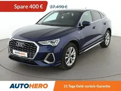Blau Gebraucht 2020 Audi Q3 Sportback S-Line SUV | 36.260 € (Etwas zu teuer)