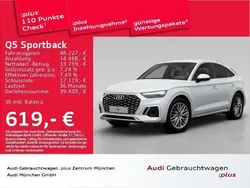 Gletscherweiß metallic Gebraucht 2024 Audi Q5 Sportback Ambiente SUV | 48.227 € (Guter Preis)