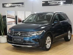 Blau Gebraucht 2021 VW Tiguan Elegance SUV | 38.850 € (Etwas zu teuer)