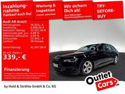 Brillantschwarz Gebraucht 2022 Audi A6 Sport Kombi | 36.920 € (Guter Preis)