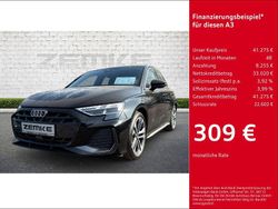 Schwarz Gebraucht 2024 Audi A3 Sportback S-Line Limousine | 41.275 € (Etwas zu teuer)