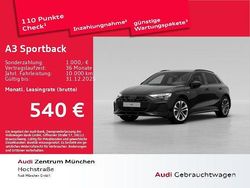 Mythosschwarz metallic Gebraucht 2025 Audi A3 Sportback e-tron S-Line Kleinwagen | 46.172 €