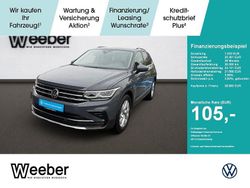 Delfingrau (metallic) Gebraucht 2021 VW Tiguan Elegance SUV | 28.890 € (Guter Preis)