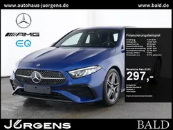 Metalliclack spektralblau Gebraucht 2024 Mercedes A200 AMG Limousine | 31.580 € (Fairer Preis)