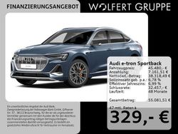 Plasmablau metallic Gebraucht 2022 Audi e-tron Sportback S-Line SUV | 45.480 € (Etwas zu teuer)