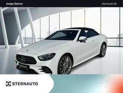 Manufaktur lack manufaktur opalithweiß bright Gebraucht 2023 Mercedes E300 AMG line Cabrio | 56.525 € (Etwas zu teuer)