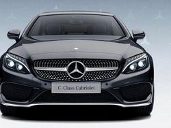 Schwarz Gebraucht 2016 Mercedes C220 AMG line Cabrio | 25.900 € (Fairer Preis)