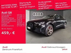 Mythosschwarz metallic Gebraucht 2021 Audi Q8 Ambiente SUV | 58.950 € (Superpreis)