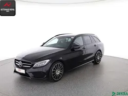 Schwarz (metallic) Gebraucht 2017 Mercedes C250 AMG Kombi | 26.880 € (Fairer Preis)