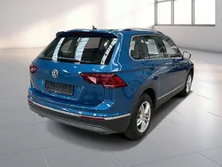 Caribbean blue metallic Gebraucht 2019 VW Tiguan Highline SUV | 20.580 € (Superpreis)