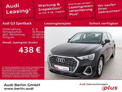 Mythosschwarz metallic Gebraucht 2024 Audi Q3 Sportback S-Line SUV | 38.250 € (Superpreis)