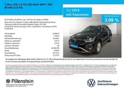 Deep black perleffekt Gebraucht 2024 VW T-Roc Life SUV | 22.806 € (Guter Preis)