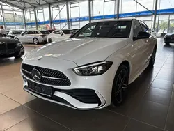 Weiß Gebraucht 2023 Mercedes C300e AMG line Limousine | 43.000 € (Guter Preis)
