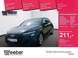 Schwarz Gebraucht 2023 Audi A3 Sportback S-Line Limousine | 30.490 € (Fairer Preis)
