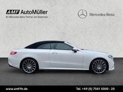 Designo diamantweiß bright Gebraucht 2017 Mercedes E300 AMG line Cabrio | 39.995 € (Fairer Preis)
